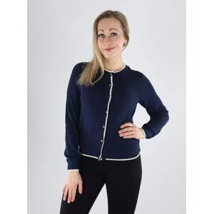 Vero Moda damkofta VMNEWLEXSUN marinblå kavaj/vit björk Vero Moda damkofta VMNEWLEXSUN marinblå kavaj/vit björk