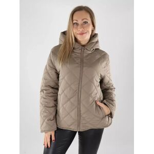 Vila dam lätt vadderad jacka VIQUILA Hood fossil Vila dam lätt vadderad jacka VIQUILA Hood fossil