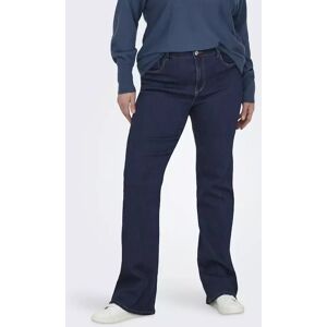 Only Carmakoma Plussize Jeans Thunder flared mörkblå Only Carmakoma Plussize Jeans Thunder flared mörkblå