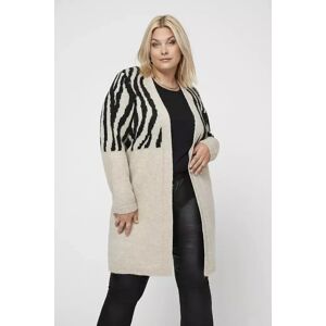 ONLY CARMAKOMA Carmakoma Cardigan ANIMAL whitecap grå ONLY CARMAKOMA Carmakoma Cardigan ANIMAL whitecap grå