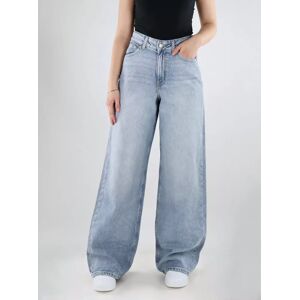 JJXX damjeans med vida ben JXTOKYO Wide HW ljusblå denim JJXX damjeans med vida ben JXTOKYO Wide HW ljusblå denim