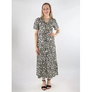 Vero Moda blommig klänning svart/sussie sno Vero Moda blommig klänning svart/sussie sno