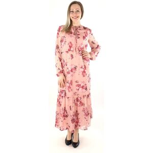 Vila klänning V-ringad silver rosa/mesa rose Vila klänning V-ringad silver rosa/mesa rose