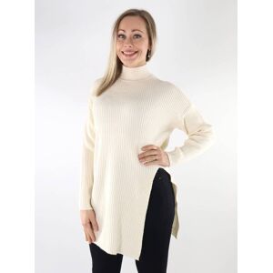 Only Katia lång tröja för kvinnor off-white Only Katia lång tröja för kvinnor off-white