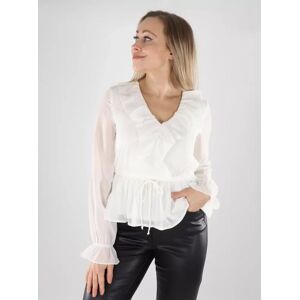 Vero Moda Skjorta volang snövit Vero Moda Skjorta volang snövit