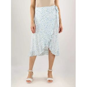 Vero Moda kjol snövit/blå bäck Vero Moda kjol snövit/blå bäck