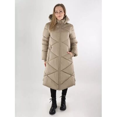 JDY dam lång vinterkappa Vadderad Timber Wolf JDY dam lång vinterkappa Vadderad Timber Wolf