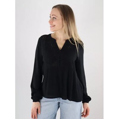 Vero Moda damskjorta EMB Top svart Vero Moda damskjorta EMB Top svart