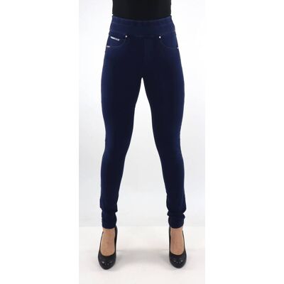 Freddy byxor N.O.W. Mid Waist Skinny Vikbar midja J0B blå Freddy byxor N.O.W. Mid Waist Skinny Vikbar midja J0B blå
