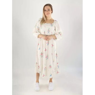 Vero Moda ekologisk bomullsklänning snövit/wendy Vero Moda ekologisk bomullsklänning snövit/wendy