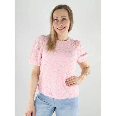 Vila dam t-shirt O-ringad körsbärsblom Vila dam t-shirt O-ringad körsbärsblom