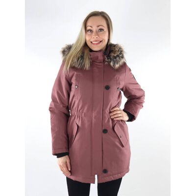Only Iris Fur parka kappa för dam rosa Only Iris Fur parka kappa för dam rosa