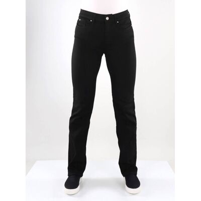 Vero Moda damjeans Flash MR rak svart Vero Moda damjeans Flash MR rak svart