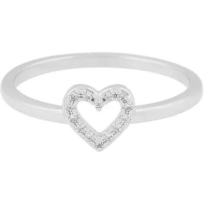 Sno of sweden Snö of Sweden Ring Nisi hjärta silver/klar Sno of sweden Snö of Sweden Ring Nisi hjärta silver/klar