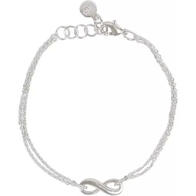 Sno of sweden Snö of Sweden Armband Everly dubbelkedja silver Sno of sweden Snö of Sweden Armband Everly dubbelkedja silver