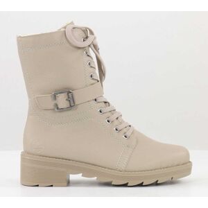 Rieker ankelstövlar för kvinnor X0512-60 beige Rieker ankelstövlar för kvinnor X0512-60 beige
