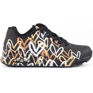 Skechers X JGoldcrown Sneakers 155523/BKGD Uno - Metallic Love Skechers X JGoldcrown Sneakers 155523/BKGD Uno - Metallic Love
