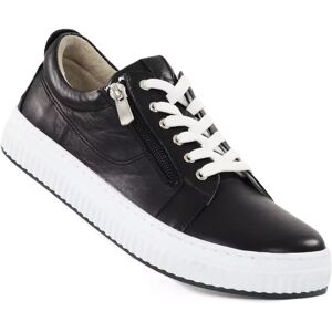 Andrea Conti damsneakers i äkta läder 0069003-002 svart Andrea Conti damsneakers i äkta läder 0069003-002 svart