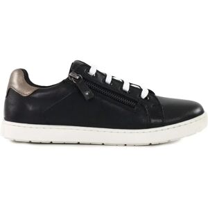 Migant damskor/sneakers i äkta läder L923-5 svarta Migant damskor/sneakers i äkta läder L923-5 svarta