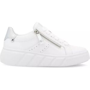 Rieker damsneakers i äkta läder W2605-80 vit Rieker damsneakers i äkta läder W2605-80 vit