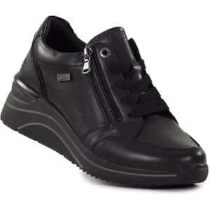 Rieker Remonte kilklackade sneakers D0T03-00 svarta Rieker Remonte kilklackade sneakers D0T03-00 svarta