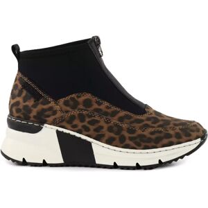 Rieker damklackskor/ankelboots N6352-90 multifärgad Rieker damklackskor/ankelboots N6352-90 multifärgad