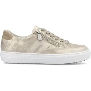 Rieker sneakers med dragkedja för dam L5903-62 beige Rieker sneakers med dragkedja för dam L5903-62 beige