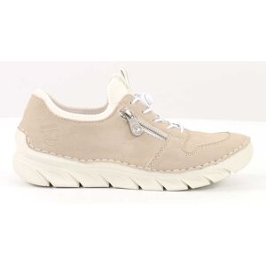 Rieker dam Promenadskor 55065-60 beige Rieker dam Promenadskor 55065-60 beige