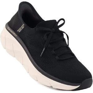 Skechers sneakers med bred sula för kvinnor 150105/BKTN D'LUX WALKER 2.0 - THRILL MOVEMENT svart/tan Skechers sneakers med bred sula för kvinnor 150105/BKTN D'LUX WALKER 2.0 - THRILL MOVEMENT svart/tan