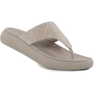 Skechers Flip Flops 164197/TPE ASANA LUXE - KEEP DAZZLING Taupe Skechers Flip Flops 164197/TPE ASANA LUXE - KEEP DAZZLING Taupe