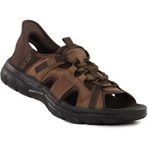 Skechers herrsandaler med bred läst 205181/ACDB REVOLTED SS - MERRICK mörkbrun Skechers herrsandaler med bred läst 205181/ACDB REVOLTED SS - MERRICK mörkbrun
