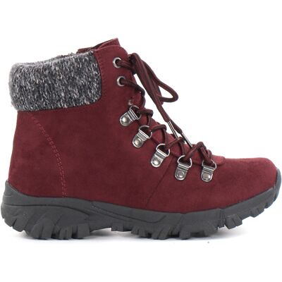 Duffy varmfodrade ankelboots för dam, 75-50770 vinröd Duffy varmfodrade ankelboots för dam, 75-50770 vinröd