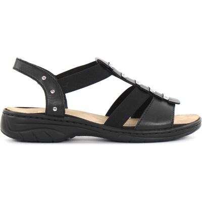 Rieker dam Sandaler 64580-00 svart Rieker dam Sandaler 64580-00 svart