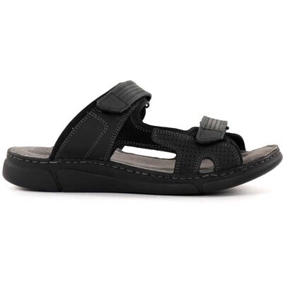 Migant herr Slip-in sandaler L931-3 Parker svart Migant herr Slip-in sandaler L931-3 Parker svart