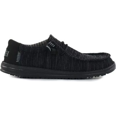 HEYDUDE Skor Wally Stretch Sox svart/svart HEYDUDE Skor Wally Stretch Sox svart/svart