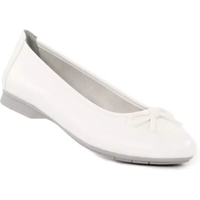 Jana Ballerinas 22163-41 100 vit Jana Ballerinas 22163-41 100 vit