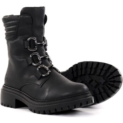 Rieker Ankelboots dam 72650-01 svart Rieker Ankelboots dam 72650-01 svart