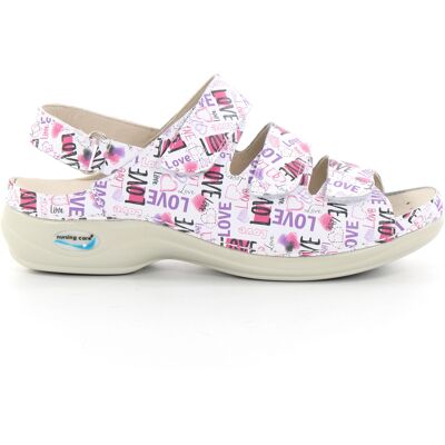 Nursing Care Maskintvättbara sandaler läder love Nursing Care Maskintvättbara sandaler läder love
