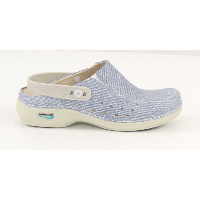 Nursing Care maskintvättbara sandaler läder Jeans Nursing Care maskintvättbara sandaler läder Jeans