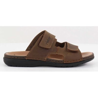 Rieker herr Slip-ins i läder 25592-25 brun Rieker herr Slip-ins i läder 25592-25 brun