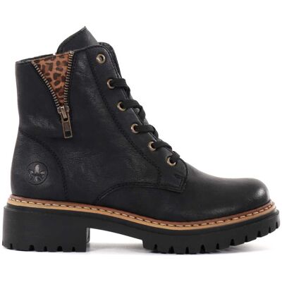 Rieker ankelboots dam 72617-00 svart Rieker ankelboots dam 72617-00 svart