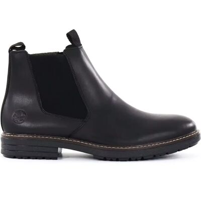 Rieker herr ankelboots i äkta läder 33180-00 svart Rieker herr ankelboots i äkta läder 33180-00 svart
