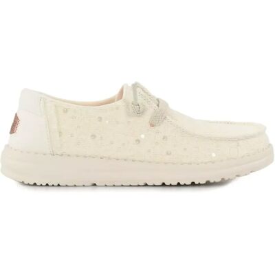 HEYDUDE Skor Wendy Sequin Lace elfenben HEYDUDE Skor Wendy Sequin Lace elfenben