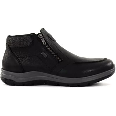 Rieker ankelboots i läder 03660-00 svart Rieker ankelboots i läder 03660-00 svart