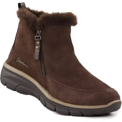 Skechers ankelboots för damer 167862/CHOC EASY GOING - COOL ZIP! choklad Skechers ankelboots för damer 167862/CHOC EASY GOING - COOL ZIP! choklad