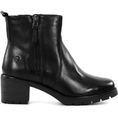 Tamaris Comfort ankelboots i läder 86407-43 svart Tamaris Comfort ankelboots i läder 86407-43 svart