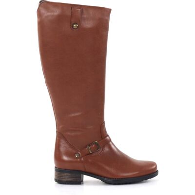 Natura 54740-3 damstövlar med XL skaft brun Natura 54740-3 damstövlar med XL skaft brun