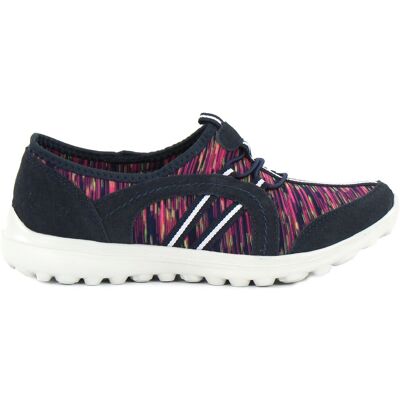 Natura dam Promenadskor Silky navy blå/multi Natura dam Promenadskor Silky navy blå/multi