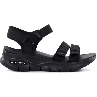 Skechers damsandaler 119305/BBK ARCH FIT - FRESH BLOOM svart Skechers damsandaler 119305/BBK ARCH FIT - FRESH BLOOM svart