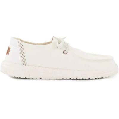 HEYDUDE Skor Wendy Chambray Grid snövit HEYDUDE Skor Wendy Chambray Grid snövit